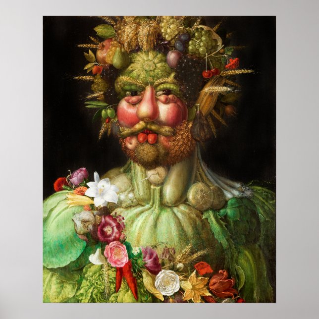 Arcimboldo Rudolf II Poster (Front)