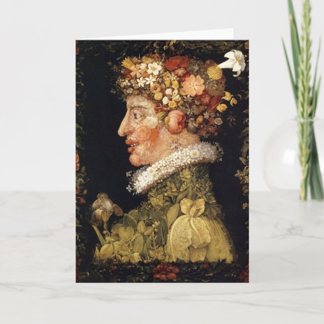 Arcimboldo Spring Greeting Card (Front)