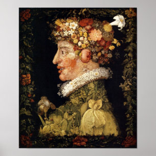 Arcimboldo Spring Poster