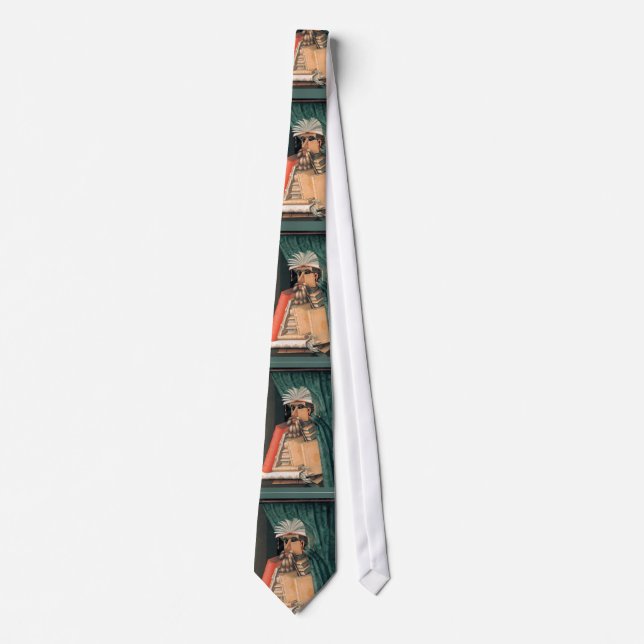 Arcimboldo - The Librarian - Unique Imaginative Tie (Front)