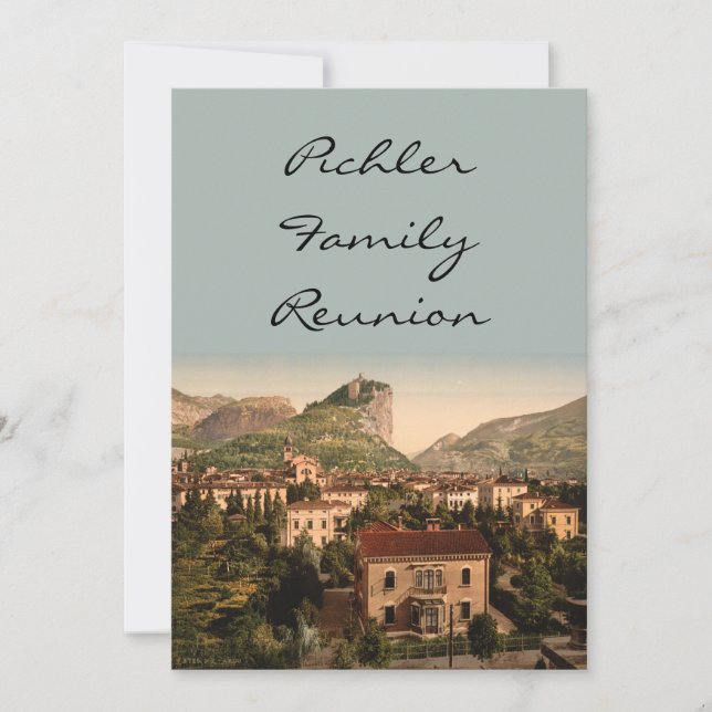 Arco III, Trentino-Alto Adige, Italy Invitation (Front)