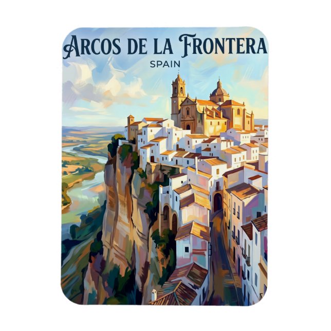 Arcos de la Frontera Spain Magnet (Vertical)