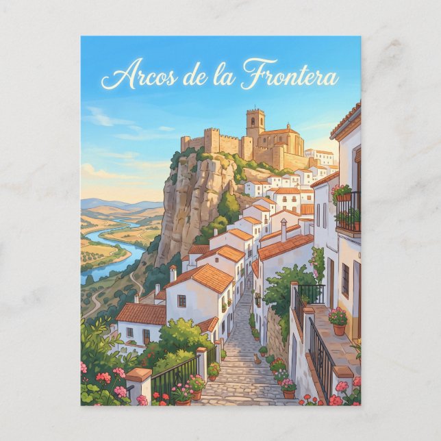 Arcos de la Frontera Spain Postcard (Front)