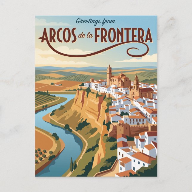 Arcos de la Frontera Spain Postcard (Front)