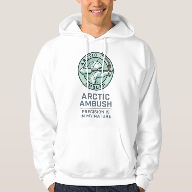 ARCTIC AMBUSH LOGO HOODIE (Front)