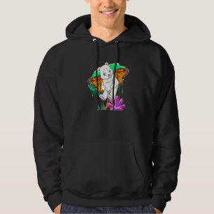 Arctic Animal Insect Zoo Animal Butterfly Polar B Hoodie