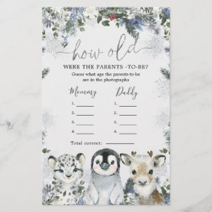 Arctic Animal Winter Onederland How Old Parents