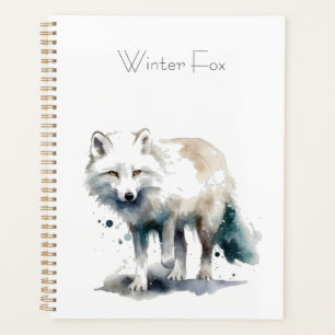 Arctic Beauty: Winter Fox custom Planner