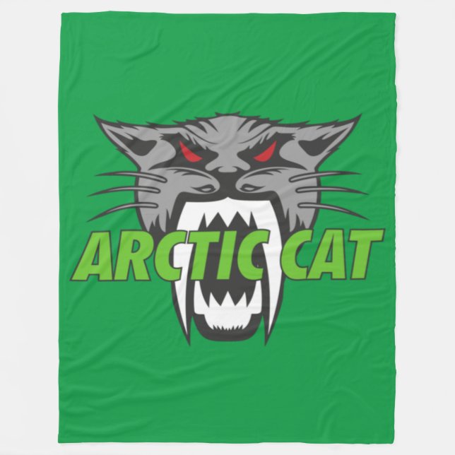 Arctic Cat Fleece Blanket (Front)