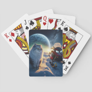 Arctic cat playing cards