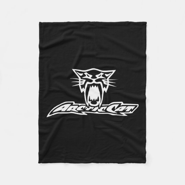Arctic Cat Racing Snowmobile Powersports Pullover  Fleece Blanket (Front)