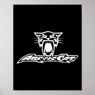 Arctic Cat Racing Snowmobile Powersports Pullover  Poster