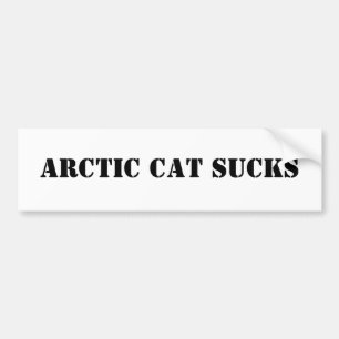 ARCTIC CAT SUCKS BUMPER STICKER
