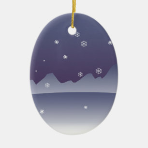 Arctic Ceramic Tree Decoration