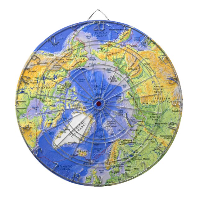 Arctic Circle Dartboard (Front)