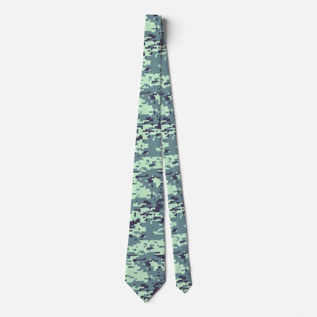 Arctic Digital Camo Pattern Tie (Front)