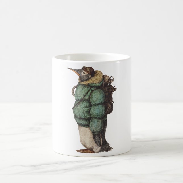 Arctic explorer (green) coffee mug (Center)