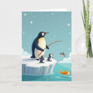 Arctic Family Fathers Day Card