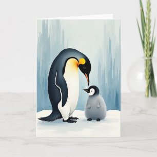 Arctic Fathers Day Scene Card