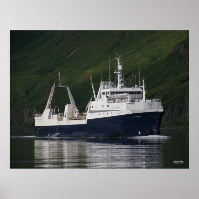 Arctic Fjord, Catcher/Processor in Captain's Bay Poster (Front)