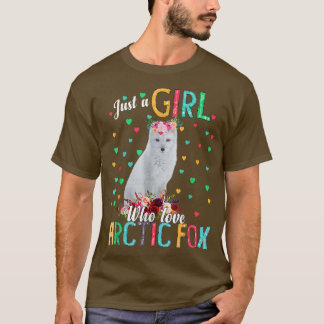Arctic FoJust A Girl Who Loves Arctic Fo 109  T-Shirt