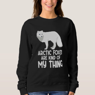 Arctic Fox Artic Animals Cute Artic Fox Pajamas 1 Sweatshirt