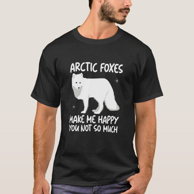 Arctic Fox Artic Animals Cute Artic Fox Pajamas  1 T-Shirt (Front)
