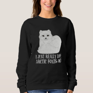 Arctic Fox Artic Animals Cute Artic Fox Pajamas  5 Sweatshirt