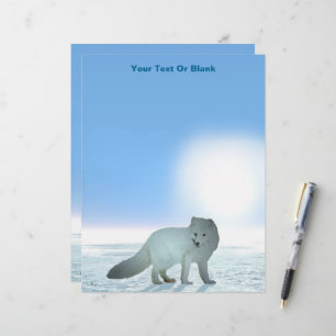 Arctic Fox Custom Letterhead