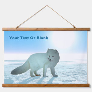Arctic Fox Hanging Tapestry