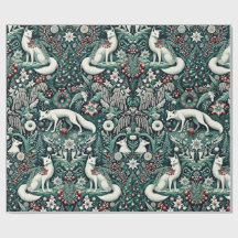 Arctic Fox I Holiday Gift Wrap