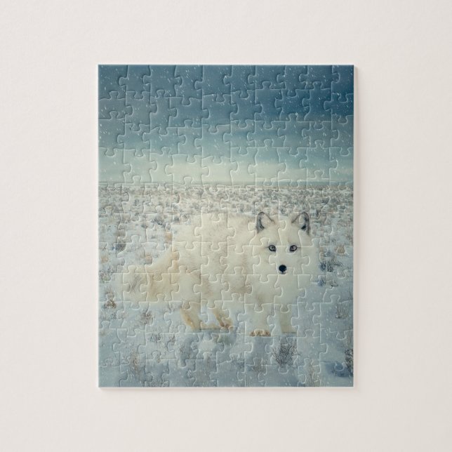 Arctic Fox Jigsaw Puzzle (Vertical)