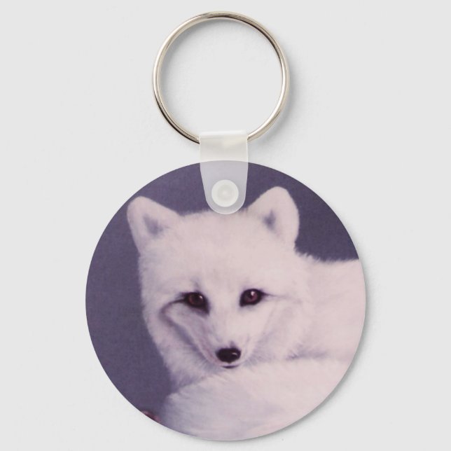 Arctic Fox Key Ring (Front)