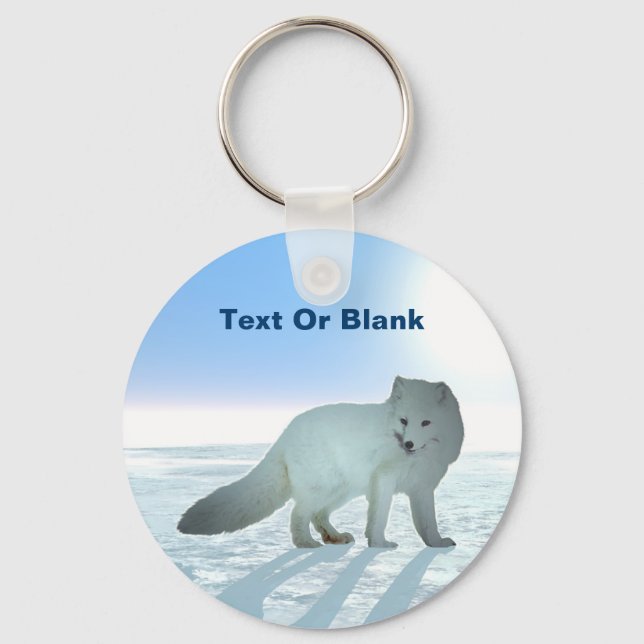 Arctic Fox Key Ring (Front)