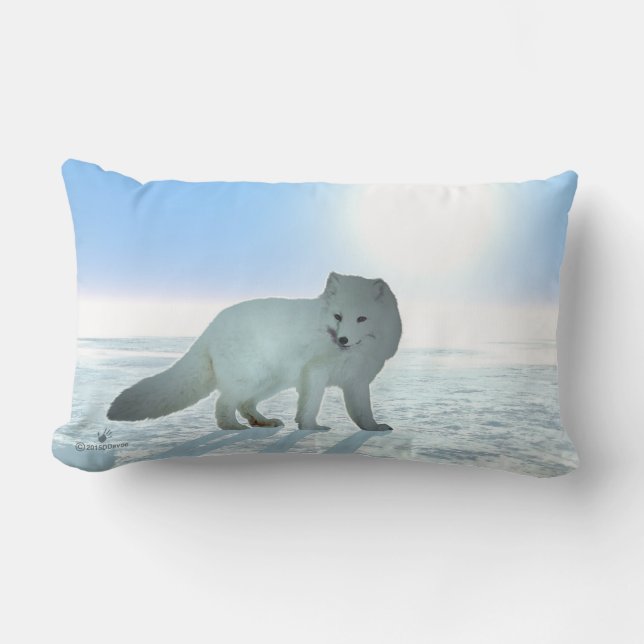 Arctic Fox Lumbar Cushion (Front)