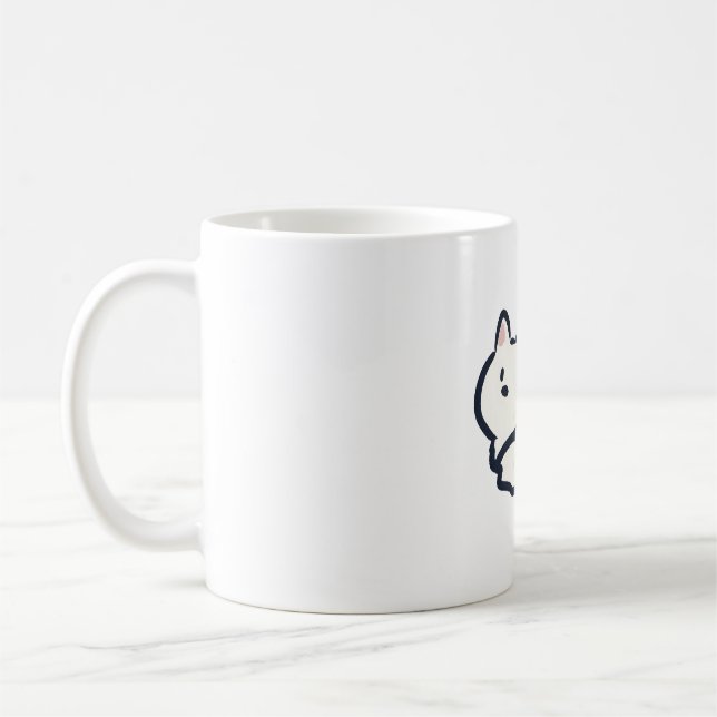 Arctic fox Magic Coffee Mug (Left)
