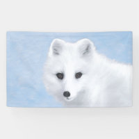 Arctic Fox Painting - Original Wildlife Art