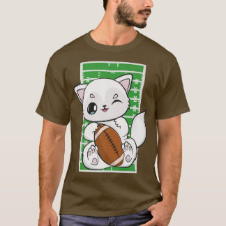 Arctic Fox Plays Football For Coach Centre Guard A T-Shirt