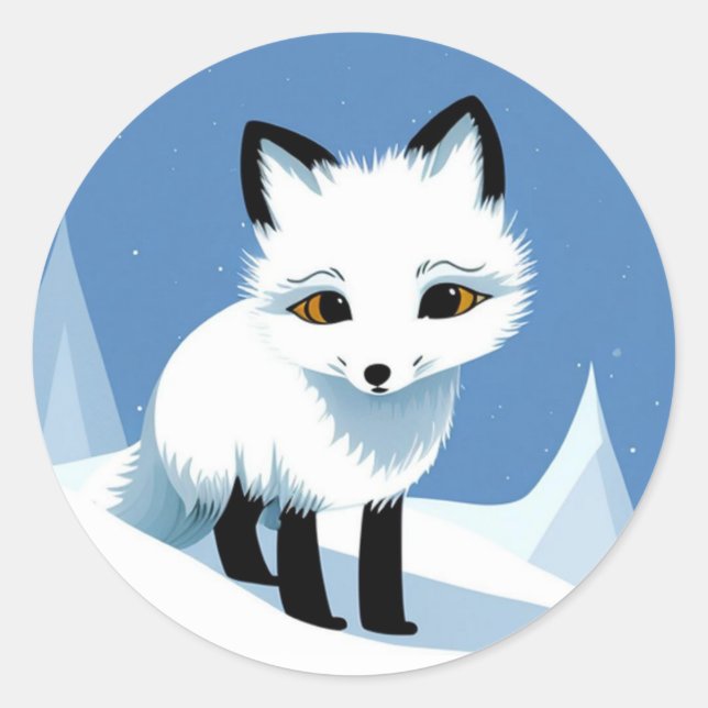 Arctic Fox Sticker (Front)
