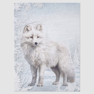 Arctic Fox Tissue Paper