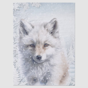 Arctic Fox Tissue Paper