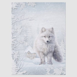 Arctic Fox Tissue Paper