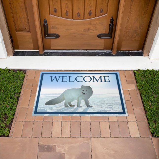 Arctic Fox - Welcome Doormat (Outdoor)