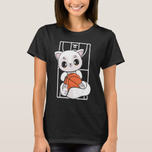 Arctic Fox With Basketball For Guard Forward Cente T-Shirt