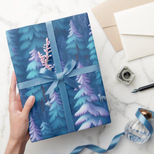 Arctic Fox Wonderland Wrapping Paper