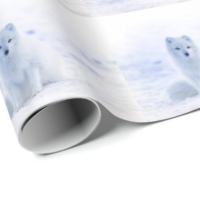 Arctic fox wrapping paper (Roll Corner)