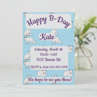 Arctic Foxes Happy Birthday