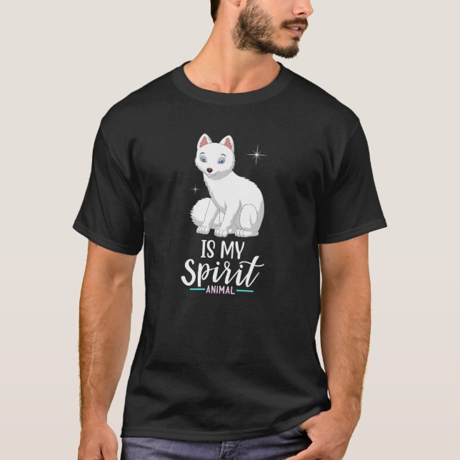 Arctic Foxes Is My Spirit Animal I Children Girl F T-Shirt (Front)