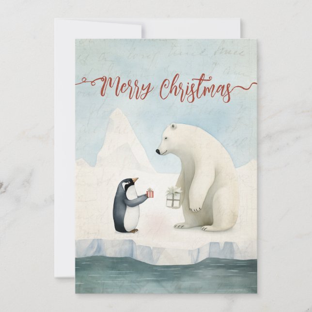 Arctic Friendship: A Christmas Tale Holiday Card (Front)