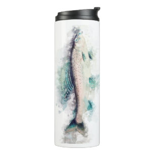 Arctic grayling Family Fishing Road Trip Vacation Thermal Tumbler